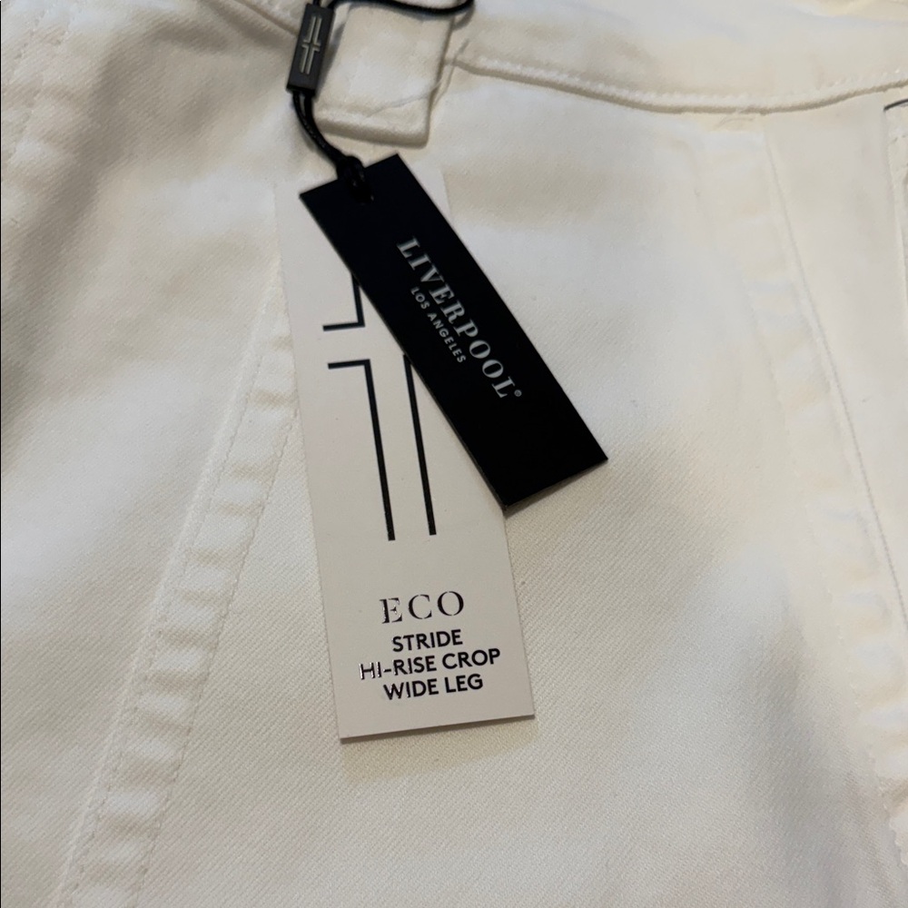 Liverpool White Wide-Leg Pants NWT size 12 - Picture 2 of 5